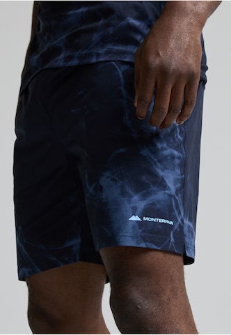 MONTERRAIN Regular Sportbroek in Blauw
