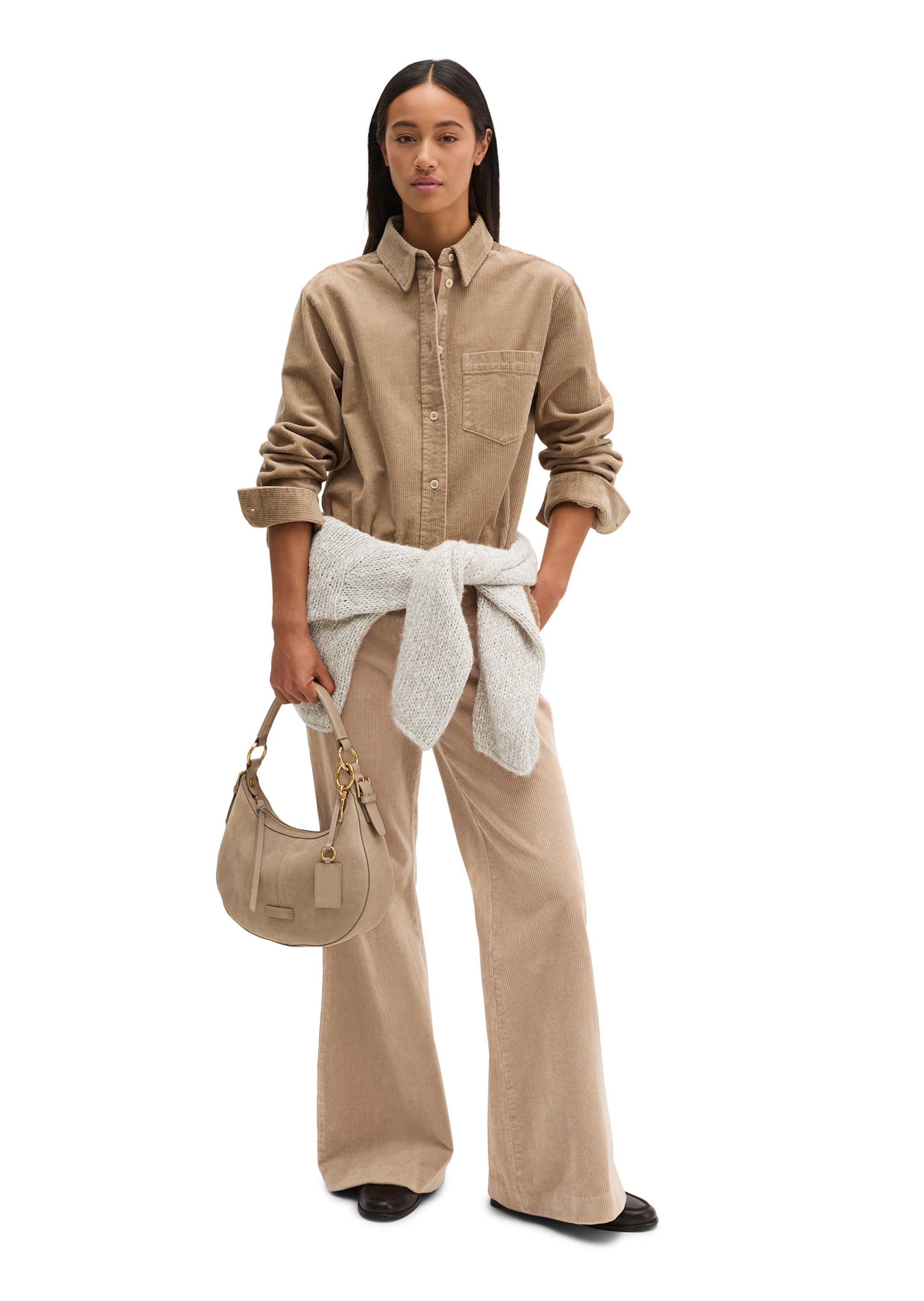 Marc O'Polo Shoulder bag 'Pernille ' in Beige: front