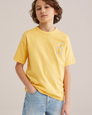 WE Fashion Футболка в Желтый: спереди