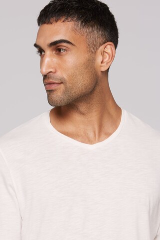 CMPD Longsleeve mit V-Neck in Weiß