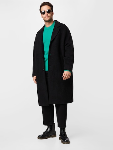 WEEKDAY Between-Seasons Coat 'Albin' in Black