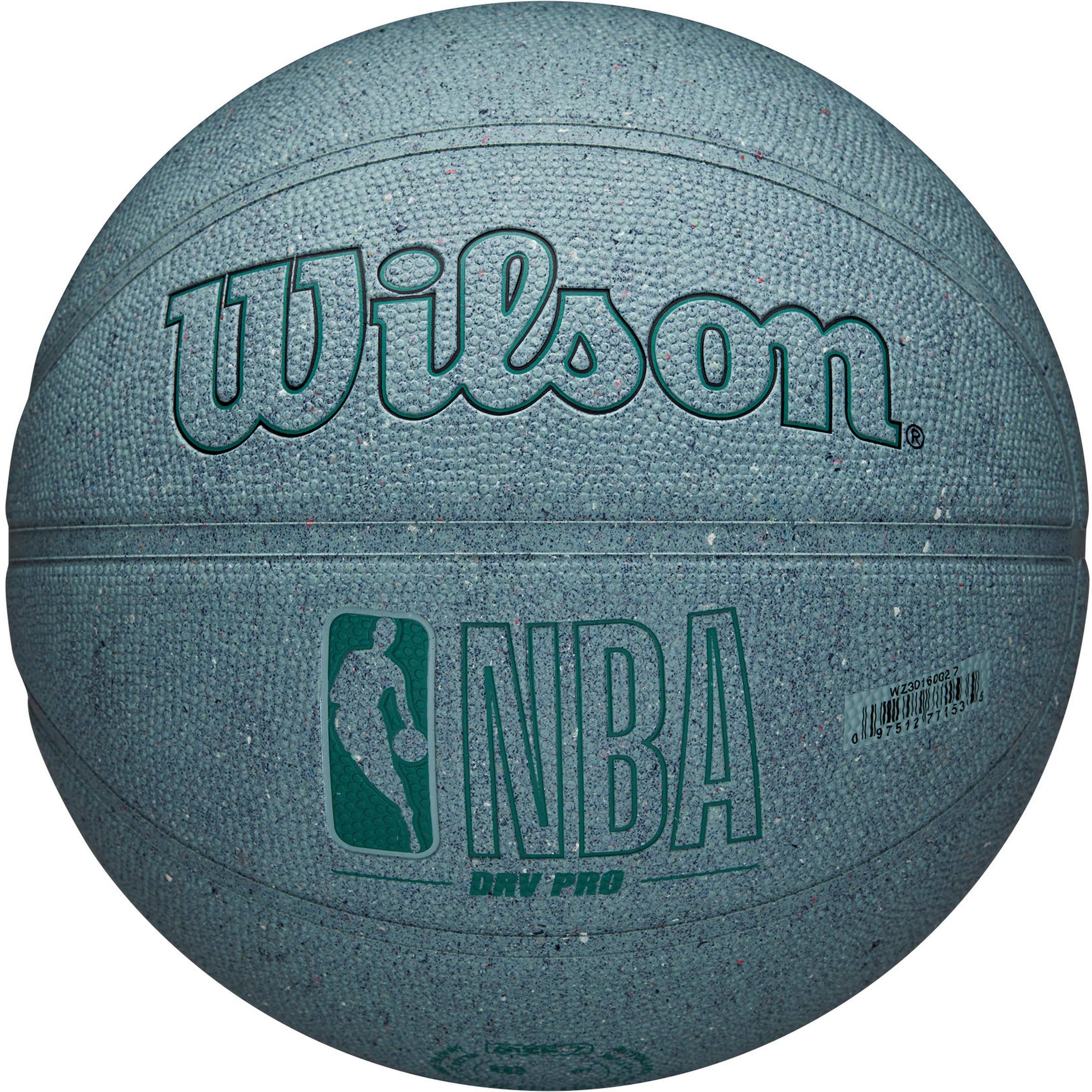 WILSON Ball 'NBA' in Grün: Vorderseite