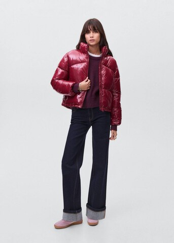 MANGO TEEN Between-Season Jacket 'Galaxy2' in Red