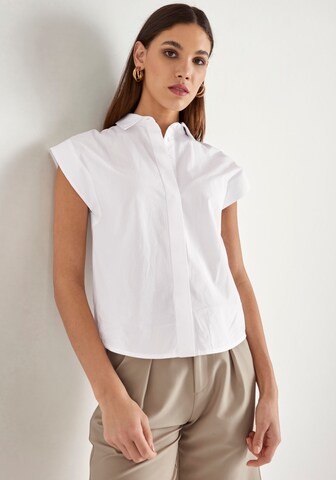 HECHTER PARIS Bluse in Weiß: Vorderseite