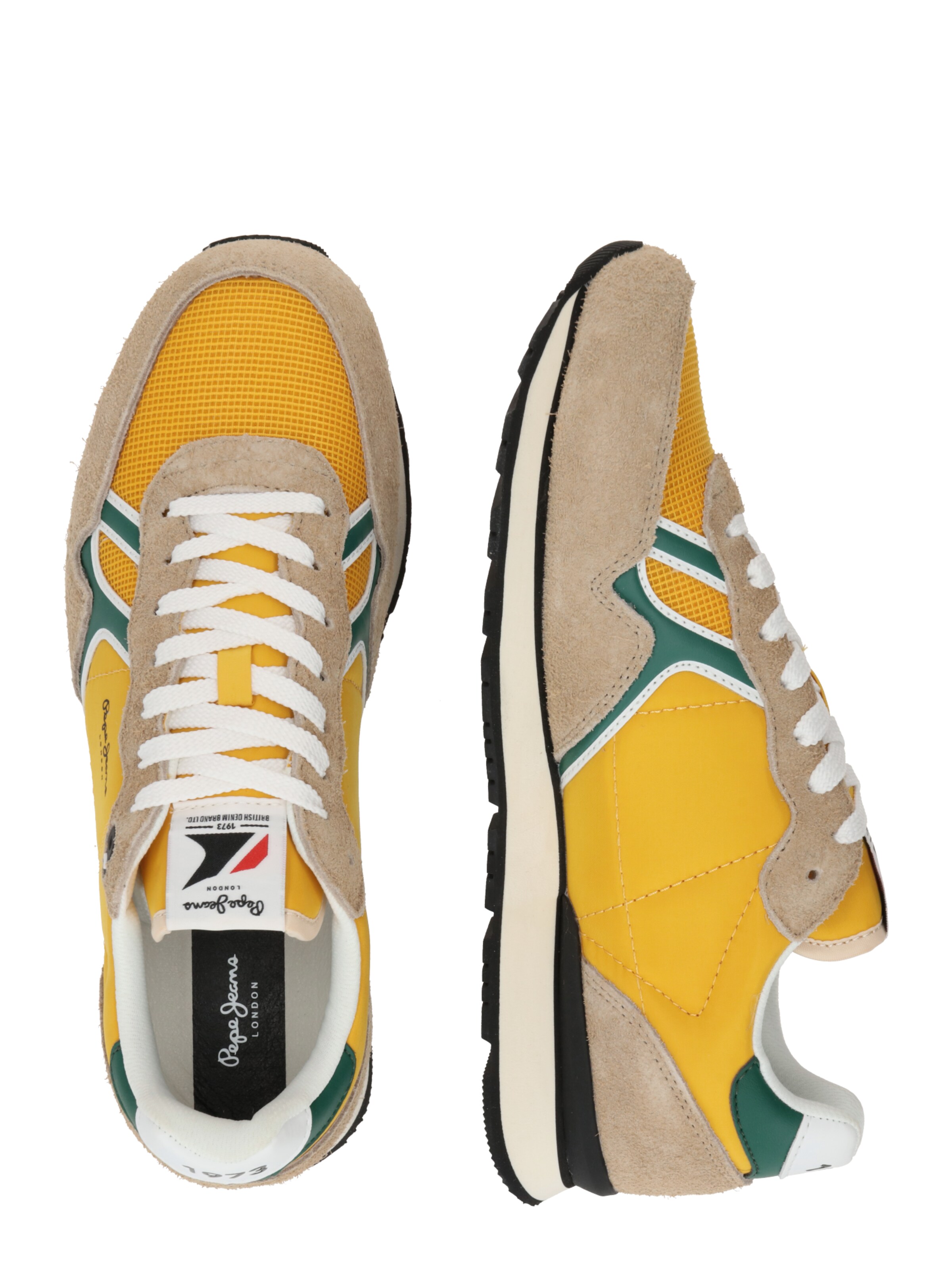Pepe Jeans Sneaker 'BRIT FUN' in Gelb
