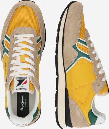 Sneaker bassa 'BRIT FUN' di Pepe Jeans in giallo