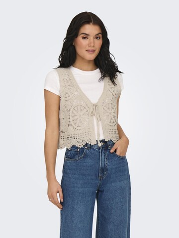 Gilet 'JDYVic' di JDY in beige: frontale