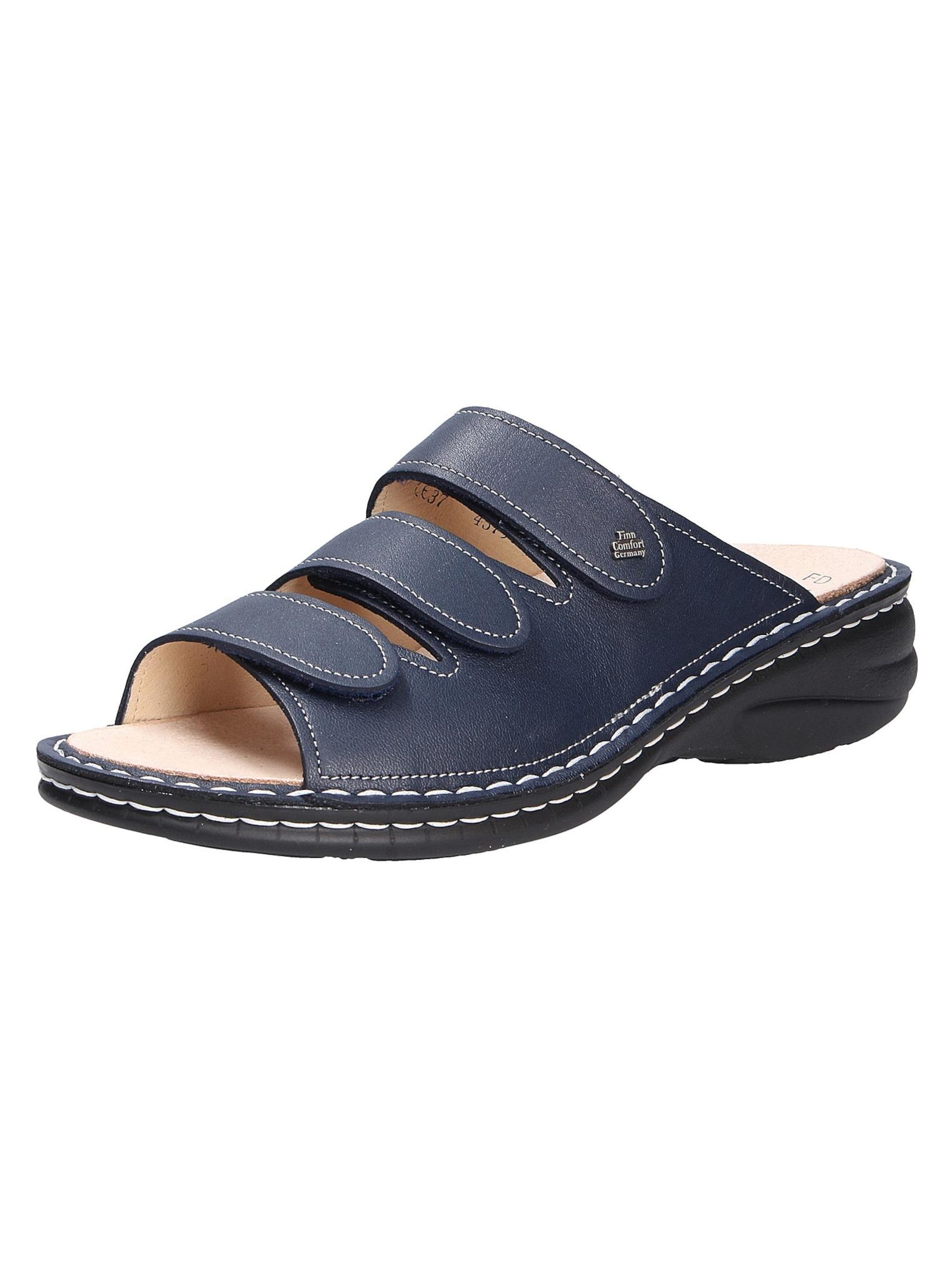 Finn Comfort Pantolette 'HELLAS'‌‌‌ in Blau: Vorderseite