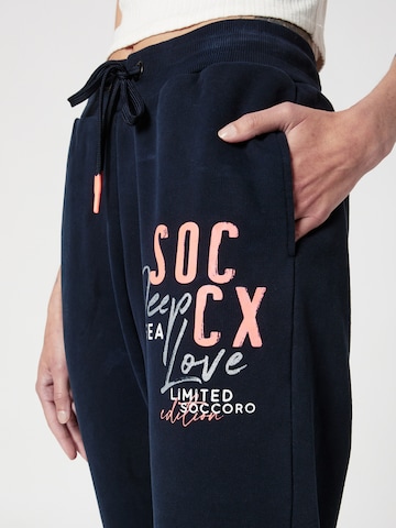 Soccx - Tapered Pantalón en azul