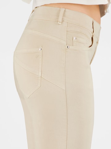 Coupe slim Pantalon 'ZURI126' Gardeur en beige
