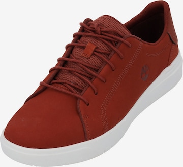 TIMBERLAND Athletic Lace-Up Shoes 'Seneca Bay' in Red: front