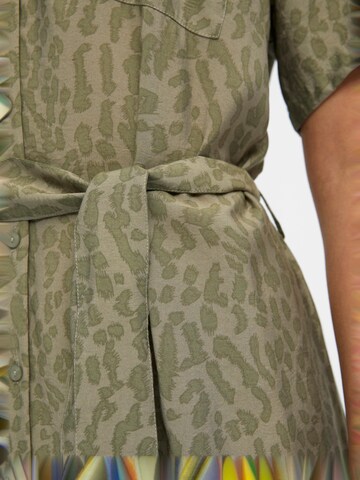 Robe-chemise 'Seline' OBJECT en vert
