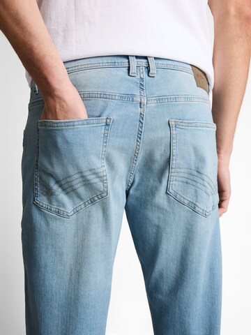 TOM TAILOR Tapered Jeans 'CURT' in Blau