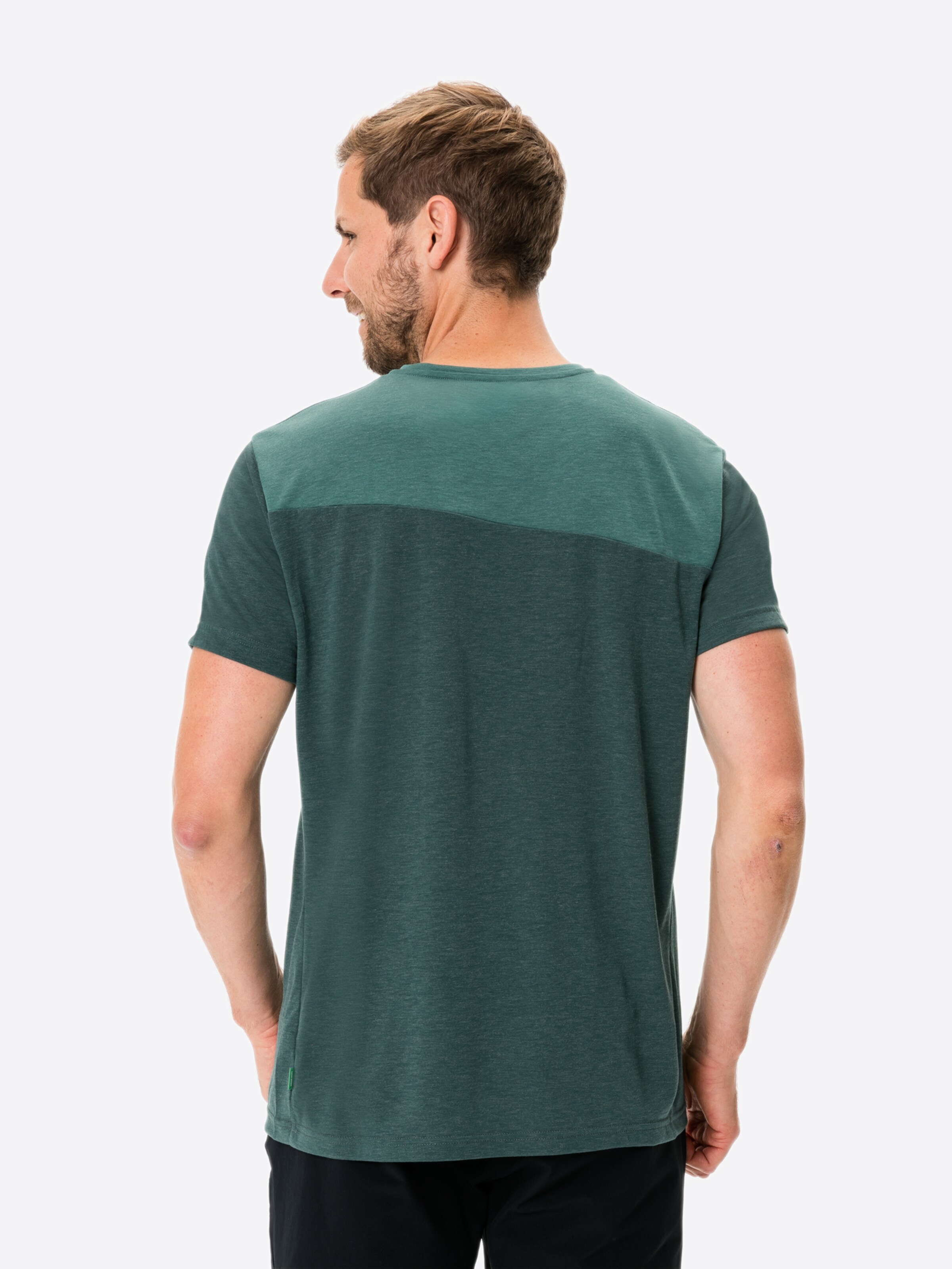 Männer Sportarten VAUDE Funktionsshirt 'Sveit' in Jade, Dunkelgrün, Grünmeliert - RM54862 Männer Sportarten VAUDE Funktionsshirt 'Sveit' in Jade, Dunkelgrün, Grünmeliert - RM54862