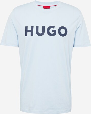 HUGO Tričko 'Dulivio' – modrá: přední strana
