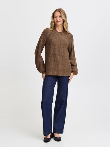 Pull-over ' BEVERLY PU 8 ' Fransa en marron