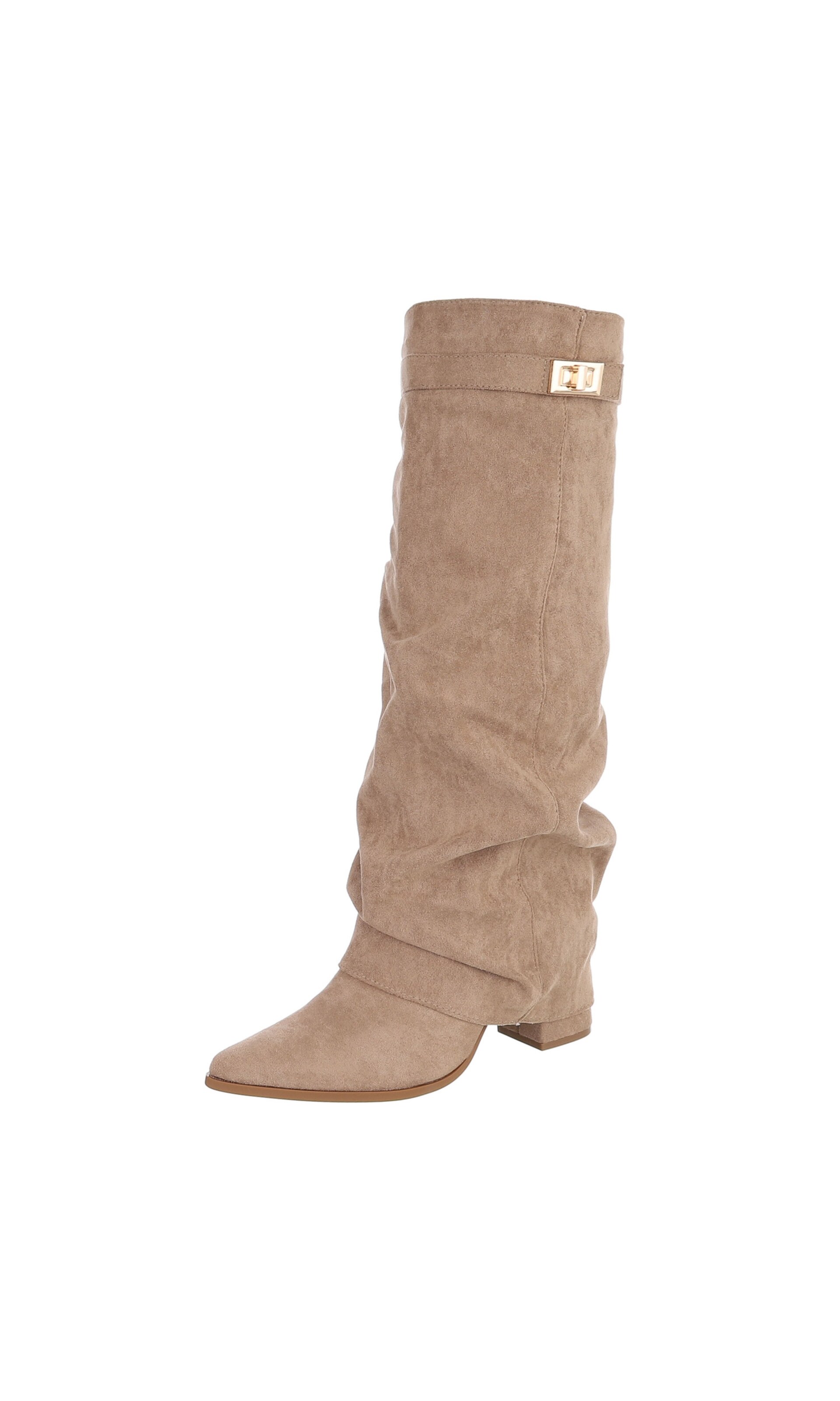 Ital-Design Boots in Brown: front