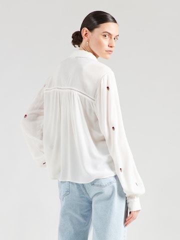 VILA Blouse 'VISAFRA' in Beige