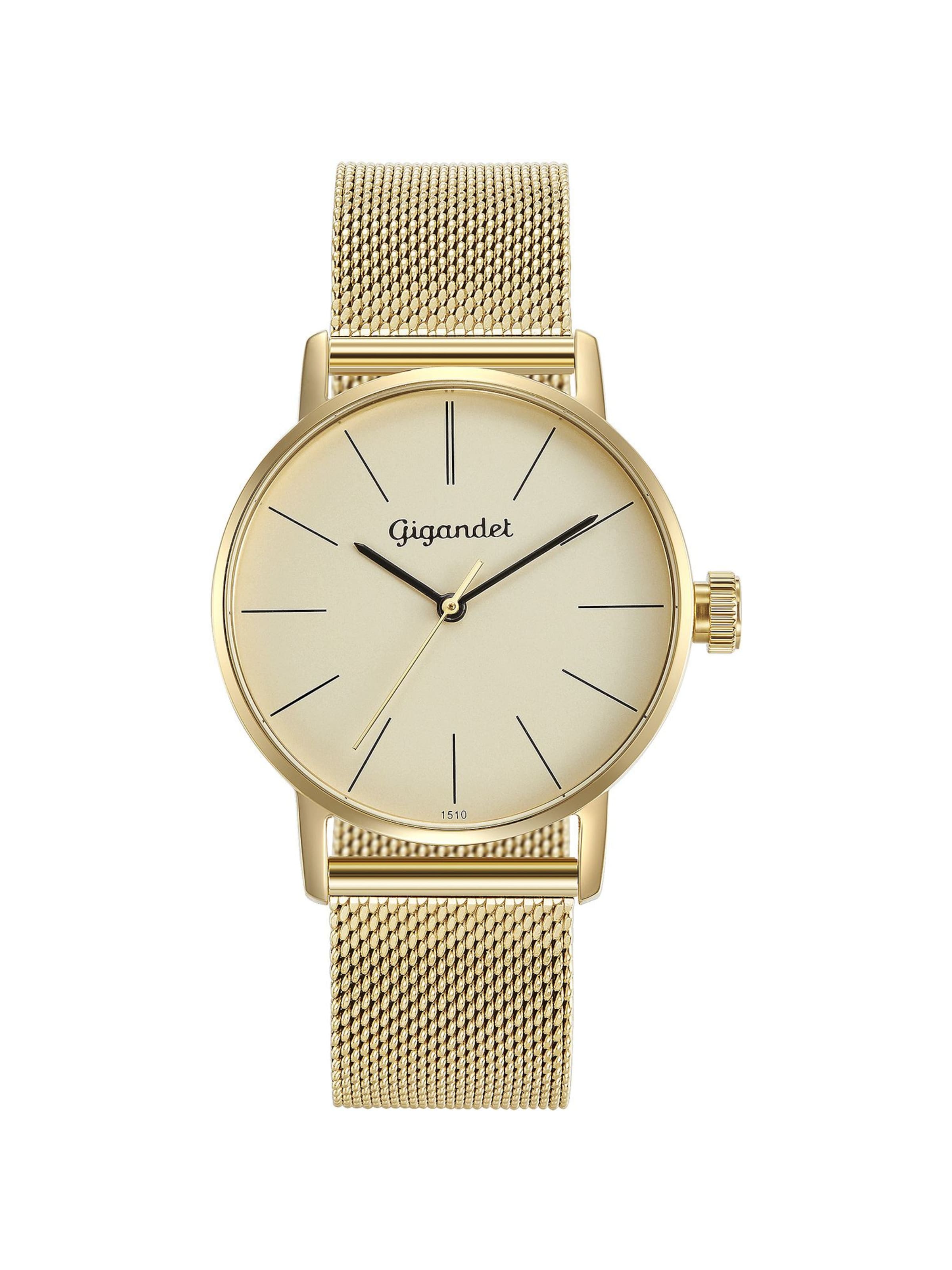 Gigandet Analog Watch 'MINIMALISM' in Gold: front