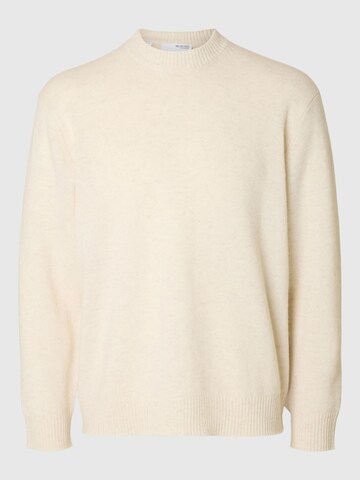 SELECTED HOMME Trui in Wit: voorkant