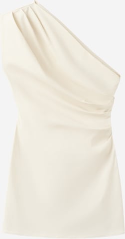 Robe de cocktail 'KNOTY' MANGO en blanc : devant