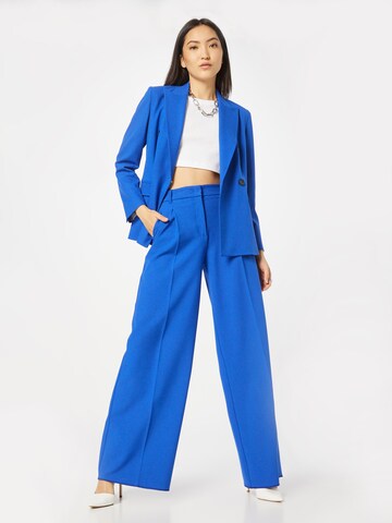 MAX&Co. Wide leg Pleated Pants 'MORFEO' in Blue