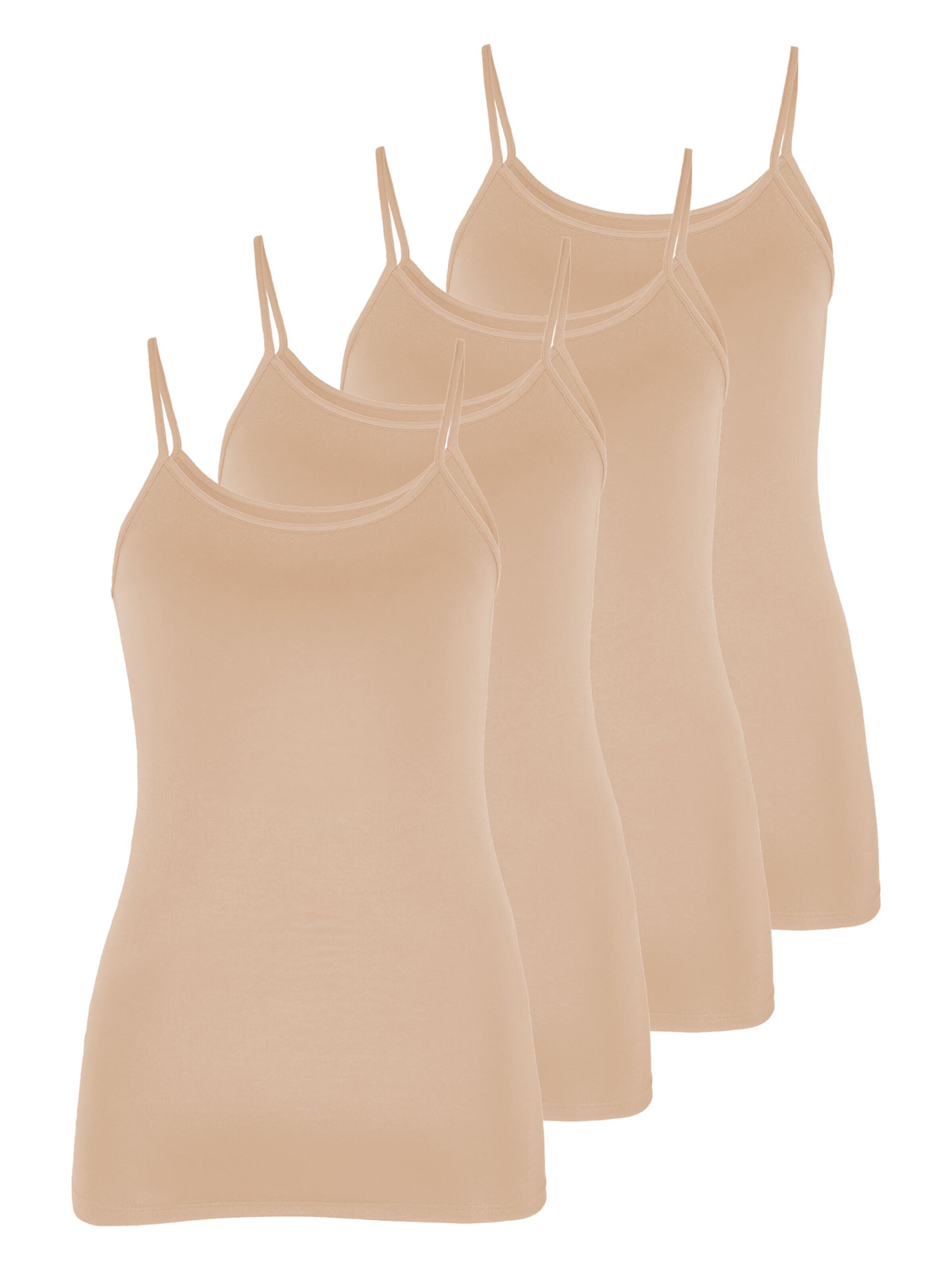 Nina von C. Undershirt 'Motion' in Beige: front