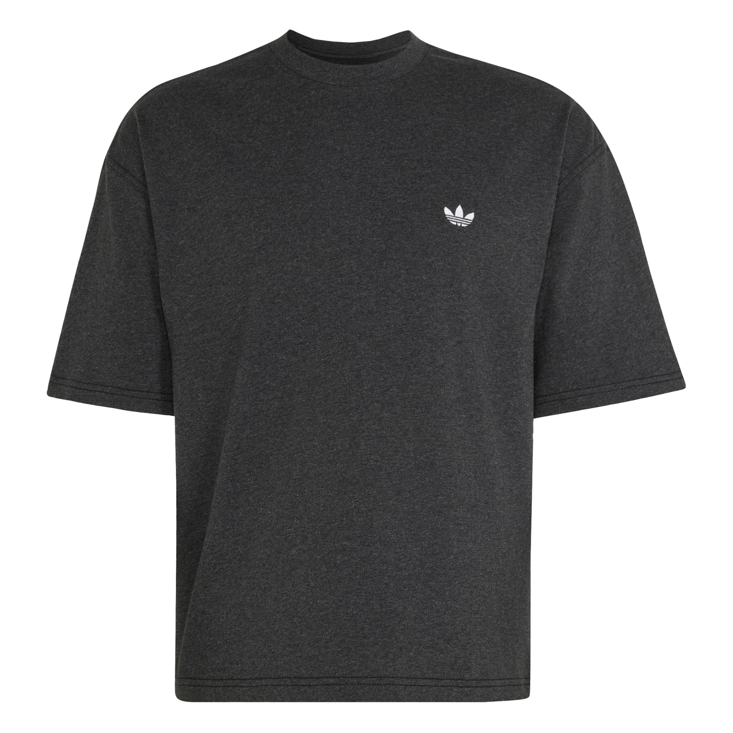 T-Shirt 'Trefoil Essentials' ADIDAS ORIGINALS en gris : devant