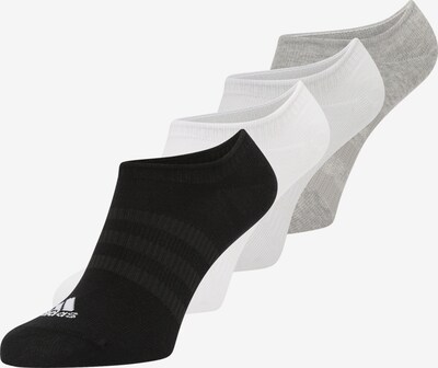 ADIDAS PERFORMANCE Calcetines deportivos en gris claro / gris moteado / negro / blanco, Vista del producto