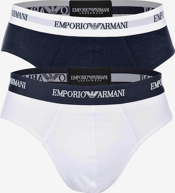 Emporio Armani Slip in Blauw: voorkant