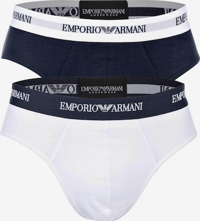 Emporio Armani Slip in schwarz / weiß, Produktansicht