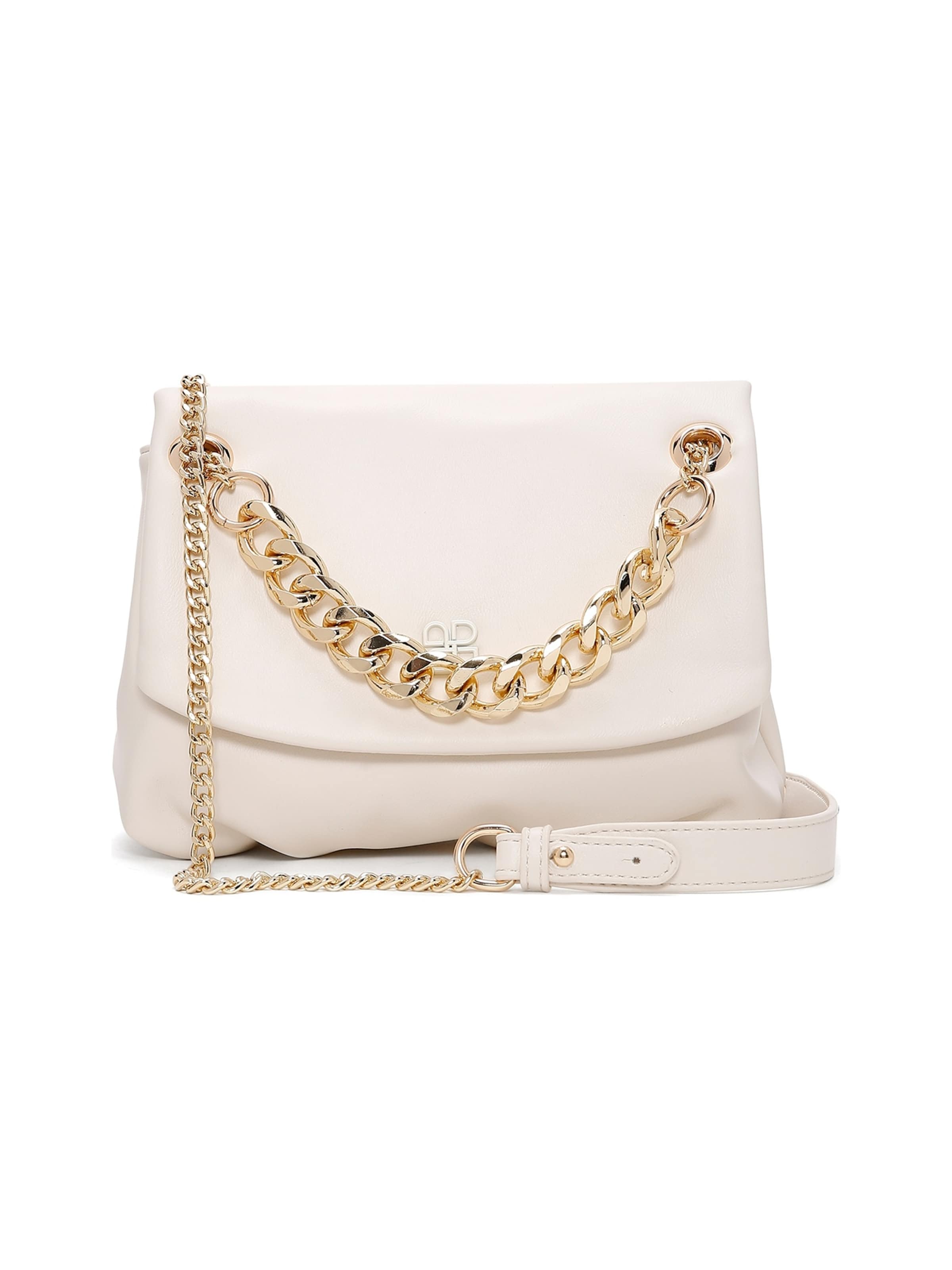 Derimod Schultertasche in Beige: Vorderseite