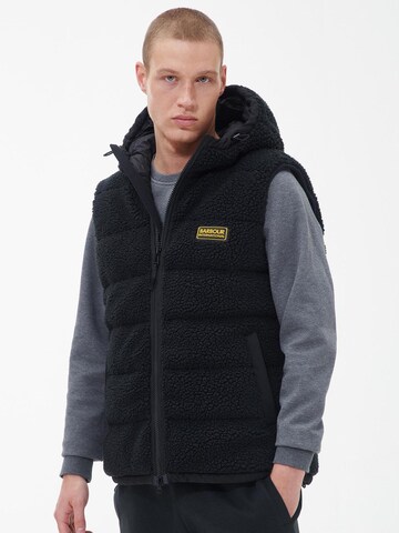 Gilet 'Retro Bobber' Barbour International en noir : devant