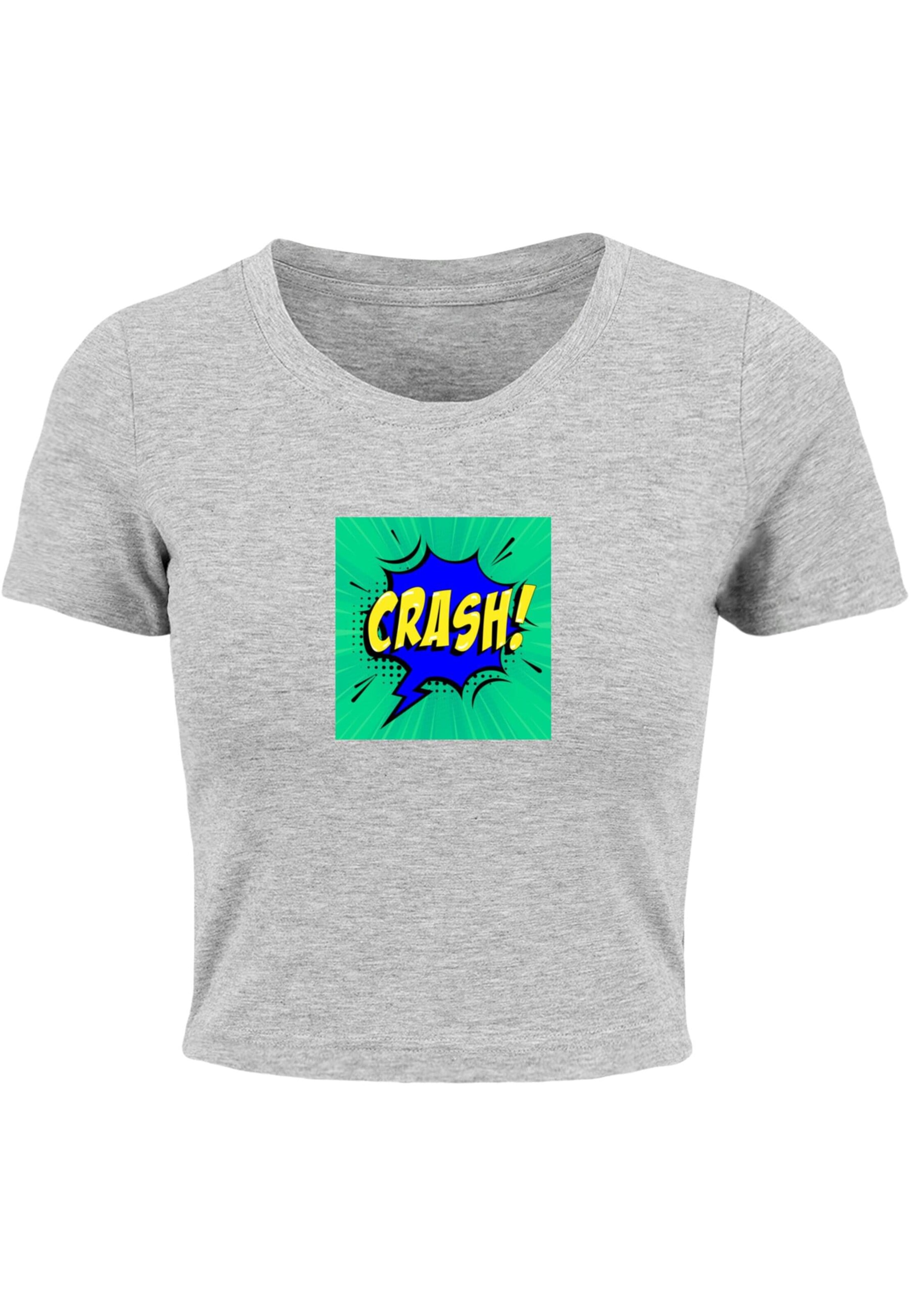 T-shirt 'Crash Comic' Merchcode en gris : devant