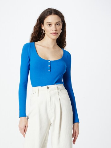 GUESS Shirt 'KARLEE' in Blauw: voorkant