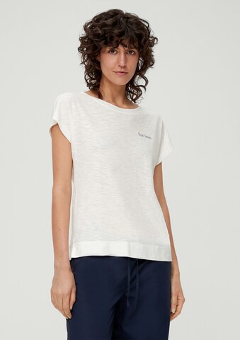 s.Oliver Shirt in Beige: voorkant