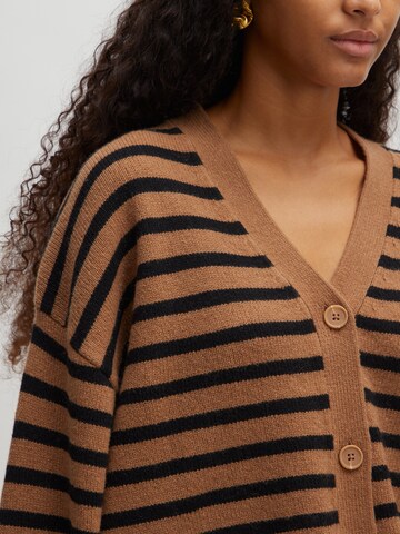 EDITED Knit Cardigan 'Edana' in Brown