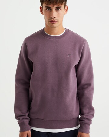 Sweat-shirt WE Fashion en violet : devant