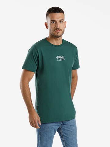 T-Shirt 'Thomas' SPITZBUB en vert : devant