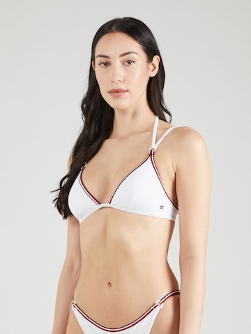 Tommy Hilfiger Underwear Trójkąt Góra bikini w kolorze biały: przód