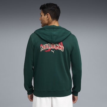 PUMA Sportsweatjacke 'ftblCulture' in Grün: Vorderseite