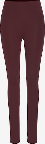 LASCANA Skinny Leggings in Red: front