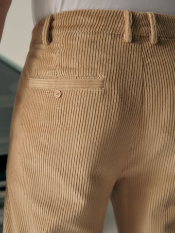 ABOUT YOU x Alvaro Soler Regular Pleat-Front Pants 'Fiete' in Beige