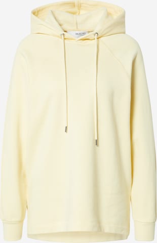 SELECTED FEMMESweater majica 'STASIE' - bijela boja: prednji dio