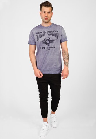 TOP GUN Shirt in Purple