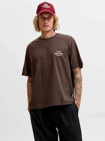 JACK & JONES Shirt in Brown: front