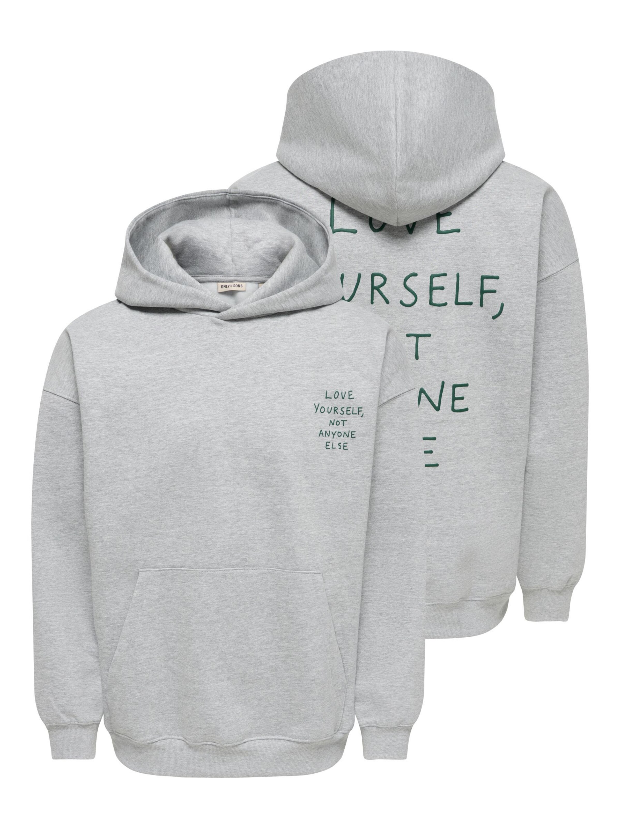 Felpa 'ONSHenry' di Only & Sons in grigio