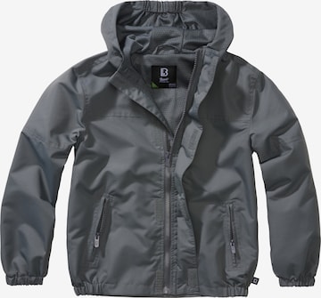 Brandit Between-season jacket in Grey: front