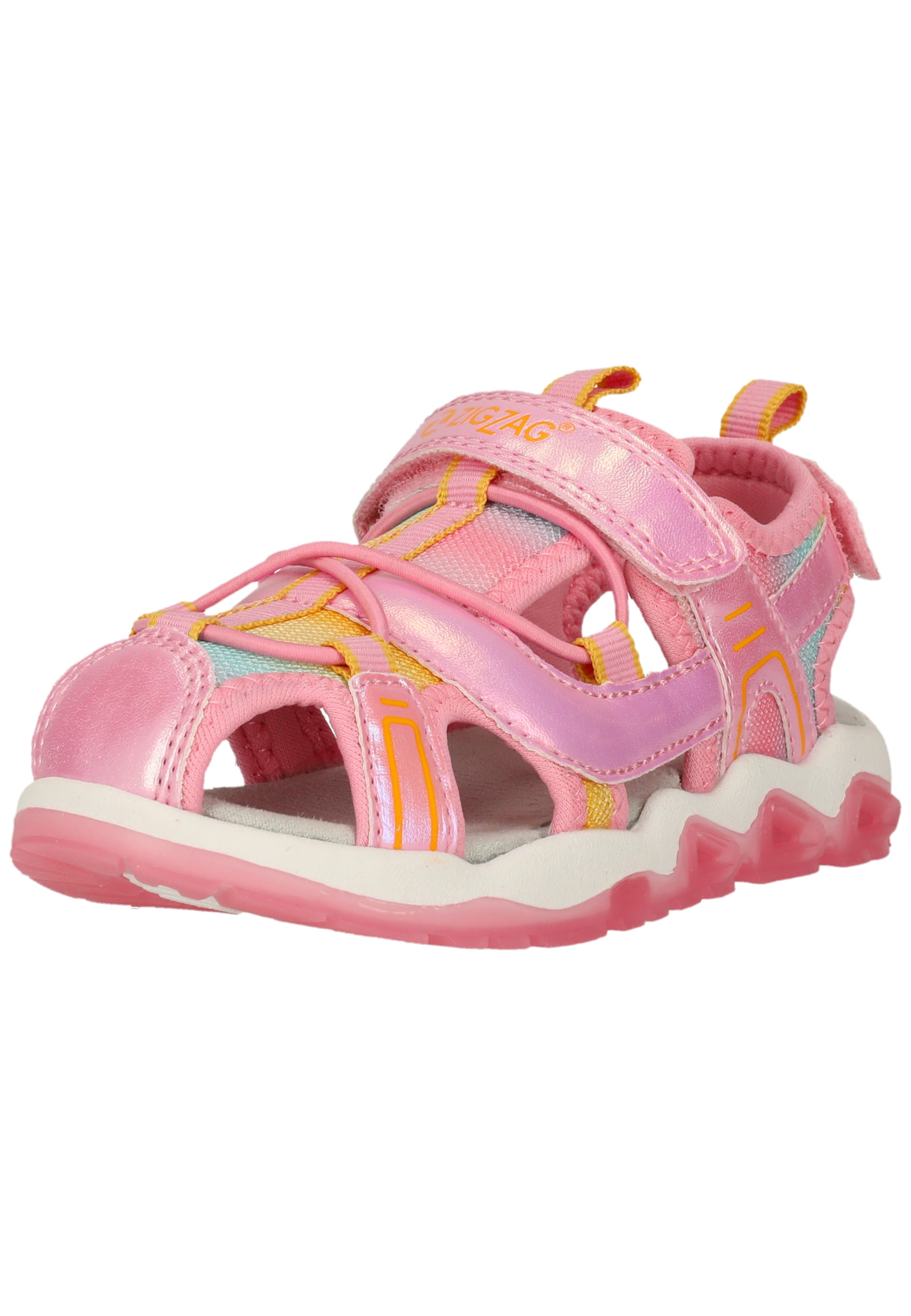 ZigZag Sandal 'Jugoe' in Pink: front