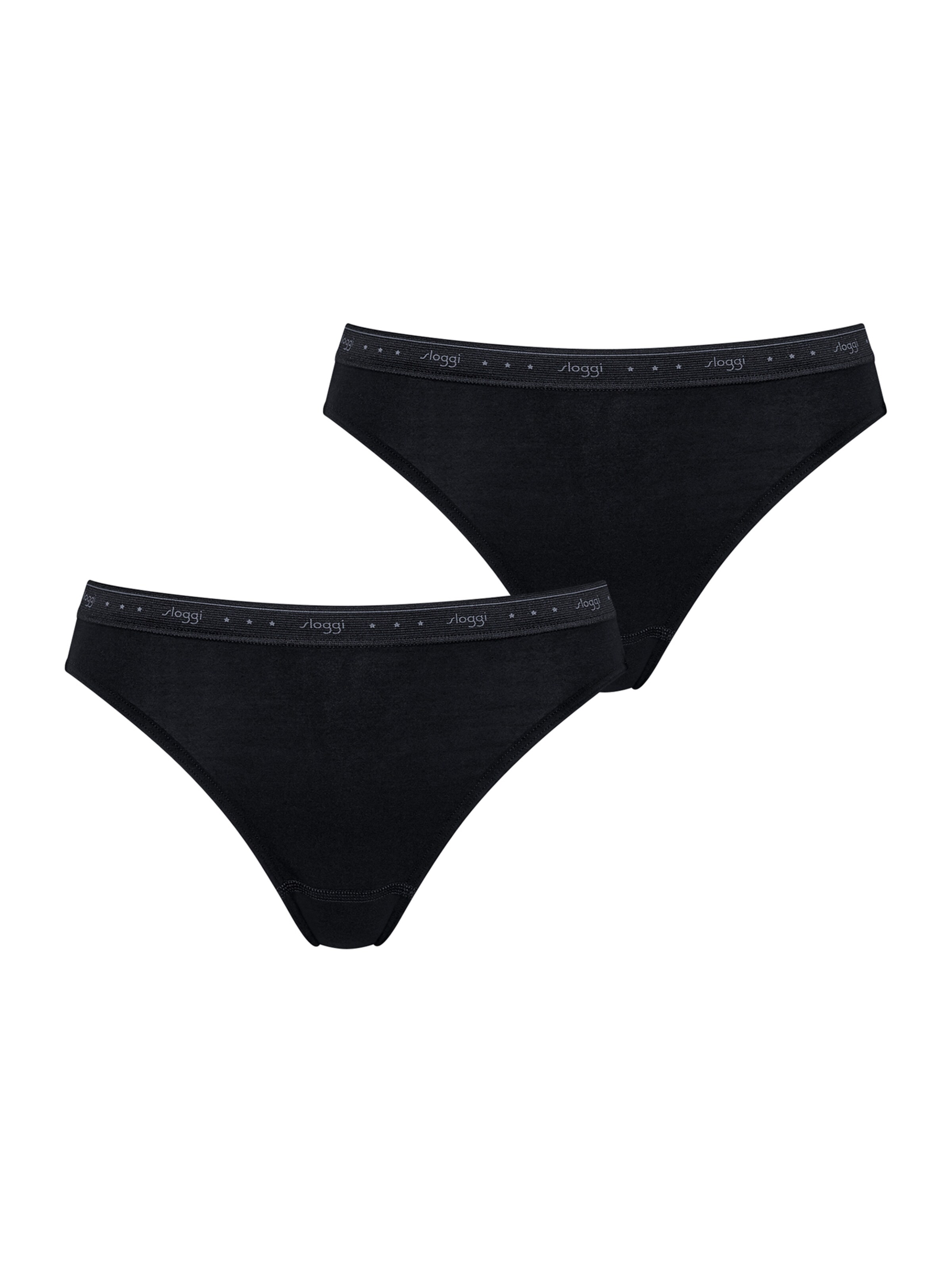 SLOGGI Slip in Schwarz: Vorderseite